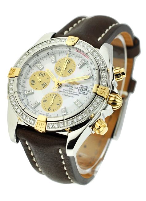 breitling colt 2 dimond bezel|breitling chronomat evolution diamond bezel.